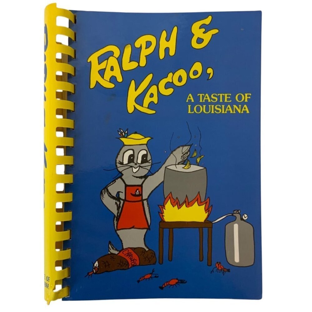 Vintage Ralph & Kacoo Restaurant Louisiana Seafood Cookbook Spiral Bound 2005